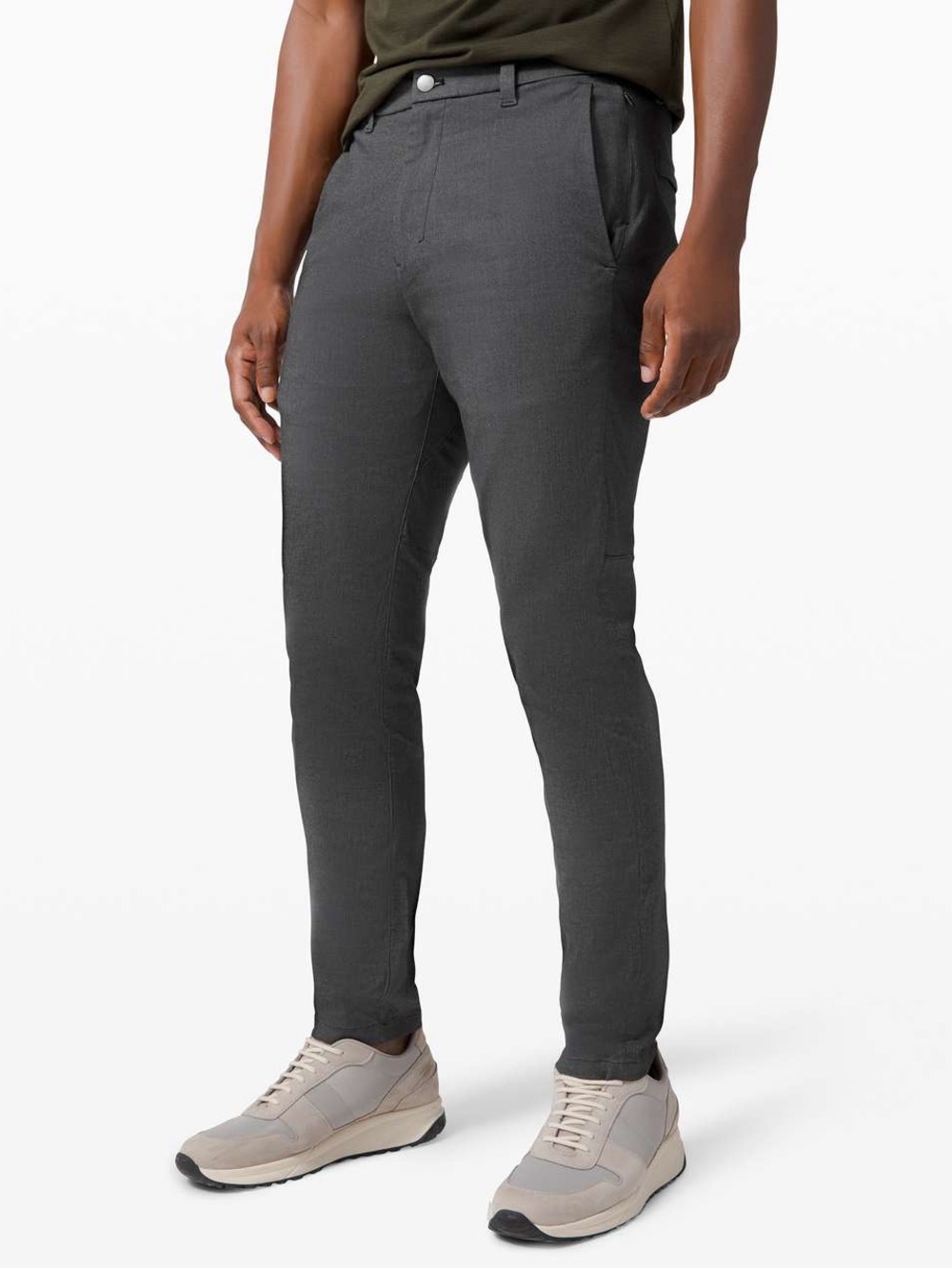 Lululemon Commission Pant Slim Oxford Obsidian Gray 36x30 ABC Golf Pants